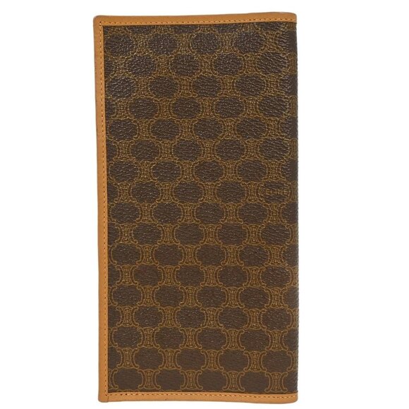 Celine Brown PVC Macadam Wallet - Picture 2 of 9